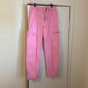 Forever 21 Pink Cargo Pants